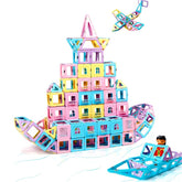 Kids Macaron Color Building Blocks Toys